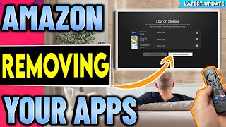 🔴NEW FIRESTICK UPDATE  AMAZON REMOVING APPS [upl. by Ennirok]