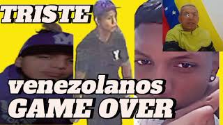 GAME OVER A VENEZOLANO EN PERÚ POR SICRIO Y EN VZLA FUE FULMINADO Otro [upl. by Amsirhc]