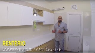 PU Finish White kitchen Cabinets  kitchen walkthrough [upl. by Iah270]