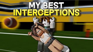 My BEST INTERCEPTIONS  Football Fusion [upl. by Mozelle]