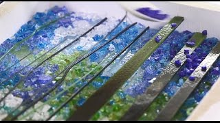 Open Studio Fusing a Glass Landscape with Alice Benvie Gebhart [upl. by Ancalin]