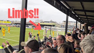 Woking Fans Celebrate Goal vs Aldershot [upl. by Noah331]