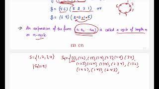 Lecture10Cycle notation of Permutations Order of a permutation in disjoint product of cycles [upl. by Beauregard66]