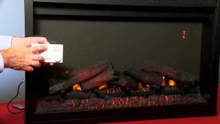 ClassicFlame 36quot Traditional Builder Box Electric Fireplace Insert 36EB110GRT [upl. by Pellet]