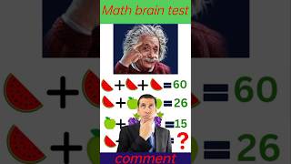 Math brain test 99log fail hai🤔🤔shorts maths treding [upl. by Lleksah]