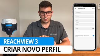 Como criar perfil Ntrip no seu RTK pelo app ReachView 3 [upl. by Krauss377]