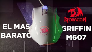 Redragon Griffin M607 ¿Mouse GAMER⚡⚡ REVIEW [upl. by Ledeen]