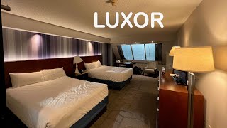 Hotel Room Tour The Luxor Las Vegas NV [upl. by September502]