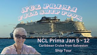 NCL Prima Cruise Vlog l Full Ship tour l Jan 5 thru 12 2024 [upl. by Leahcimrej]