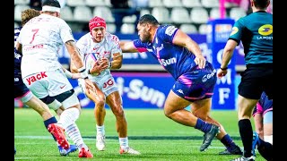 Les premiers pas de Cheslin Kolbe en TOP 14 avec le RCT [upl. by Noswal]