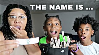 Picking BABY Name out of a HAT [upl. by Melisse]