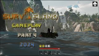 Survisland gameplay 2024 update 20 part 4 tips and tricks and guide crafting hunting exploring [upl. by Onyx522]