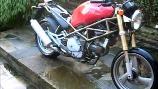 Ducati Monster 750 RebuildRenovation [upl. by Anaeg]