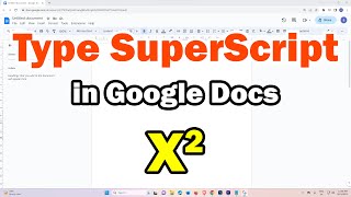 How to Put Subscript and Superscript  At the Same Time Google Docs [upl. by Iroj583]