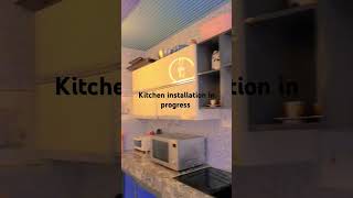 My kitchen installation in progress 🙏youtubeshorts youtubekitchen [upl. by Lleder809]