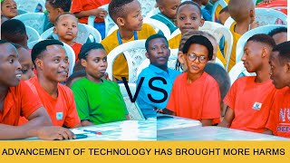 ENGLISH DEBATE ADVANCEMENT OF TECHNOLOGY HAS BROUGTH MORETEACHERS DEBATE [upl. by Aihtnic]