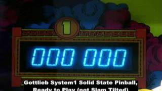 Pinball repair  Gottlieb System1 Slam Tilted vs Normal Operation [upl. by Navoj]