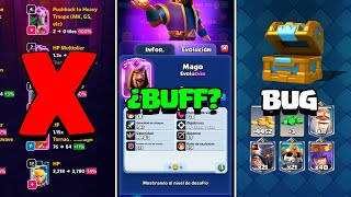 NO HAY CAMBIOS DE BALANCE Y BUG DE COFRES CLASH ROYALE 🤔 [upl. by Sumner]