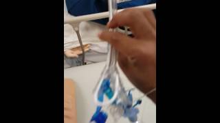 HEMOPTYSIS PART ONE DOUBLE LUMEN ENDOTRACHEAL TUBE PORTEX [upl. by Nairim]