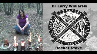 Dr Larry Winiarski Rocket Stove [upl. by Ecidnarb812]