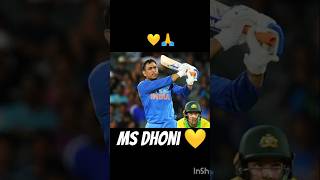 MS dhoni 💛cricket msdcricketcaptaidhoniindiancaptaindhoniarmydhonifanmsdhoniipliplcricket [upl. by Aldwin]