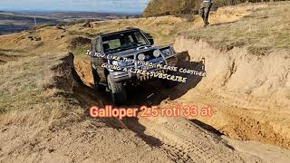 Hyundai Galloper 25 vs Pajero Pinin 18 🚨 Traseu TRIAL PE NISIP 🚨 SAND TRAIL [upl. by Eelessej]