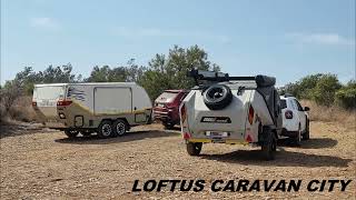 The EdgeOut Teardrop and Nayela Okapi Caravans at Hennops Offroad Trail [upl. by Strohl18]