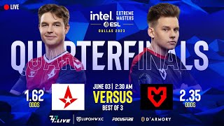 LIVE Astralis vs MOUZ BO3  IEM Dallas 2023 Quarterfinals ENGFIL [upl. by Willman]