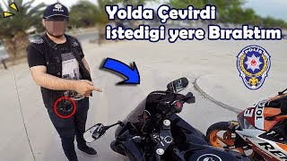 POLİSİ ARTÇI ALDIM 👮 MotoVlog154 [upl. by Lleruj]