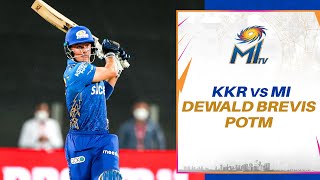 Dewald Brevis  Player of the Match  Mumbai Indians [upl. by Caves]