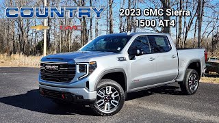 REVIEW2023 GMC Sierra 1500 AT4 [upl. by Adnawaj]