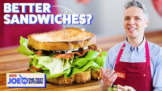 The Best NoKnead Sandwich Bread Recipe  Joe Vs The Test Kitchen [upl. by Nesahc]