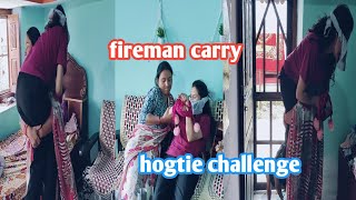 fireman carry Act  hogtie fictional  lift carry [upl. by Ulrick]