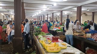 Sunday vegetable Market in Saint Pierre  English subtitles [upl. by Nivrehs]