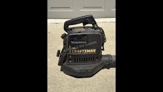 Craftsman 32cc Leaf Blower repair part 1 [upl. by Eniortna]