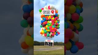 How Many Balloons To Make A Store Fly  MrBeast Hindi  619 Ballons Are Floating Me [upl. by Egreog521]