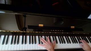 Tenderly piano solo medium jazz waltz advanced level [upl. by Savick]