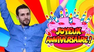 ANNIVERSAIRE DE SKYYART CADEAUX ET GATEAU SURPRISE  Video irl  Skyyart et Chelxie [upl. by Hamlet953]