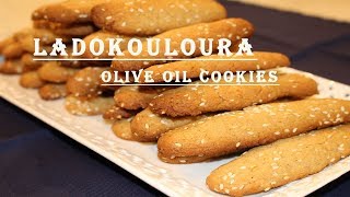 Olive Oil Cookies Greek Ladokouloura VEGAN [upl. by Collie]