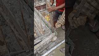 Formwork remove construction civilengineering Ak77 youtubeshorts engineering shorts ytshorts [upl. by Enneirb765]