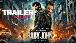 baby John  Trailer out 🔥  Varun Dhawan Salman Khan [upl. by Iaj]