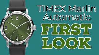 Timex Marlin Automatic 40mm Leather Strap Watch [upl. by Eerot]