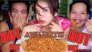 SPICY NOODLES CHALLENGE SUPER ANGHANG BEKS [upl. by Pfaff]