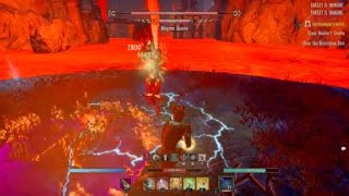 ESO Vateshran Hollows Fire Fail Magma Queen ps4 na [upl. by Initirb558]