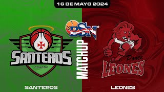 Santeros de Aguada vs Leones de Ponce  BSN2024 [upl. by Yssac869]