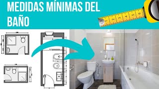 Medidas Minimas en Baños Modernos  Diseño de Baños 2022 [upl. by Lenka805]