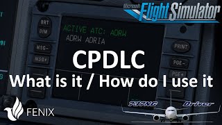 CPDLC  What is it how do I use it  Real 737 Pilot [upl. by Camellia702]