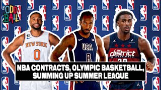 NBA Contracts Olympic Basketball Summing Up Summer League  Oddball [upl. by Asille967]