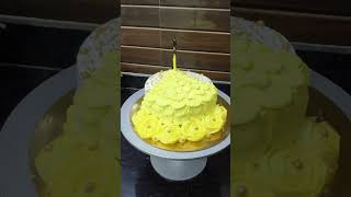 Pineapple cake design please like and subscribe [upl. by Ydal708]