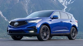 2019 Acura RDX ASpec  Driving Interior amp Exterior  Apex Blue Pearl [upl. by Buchalter]